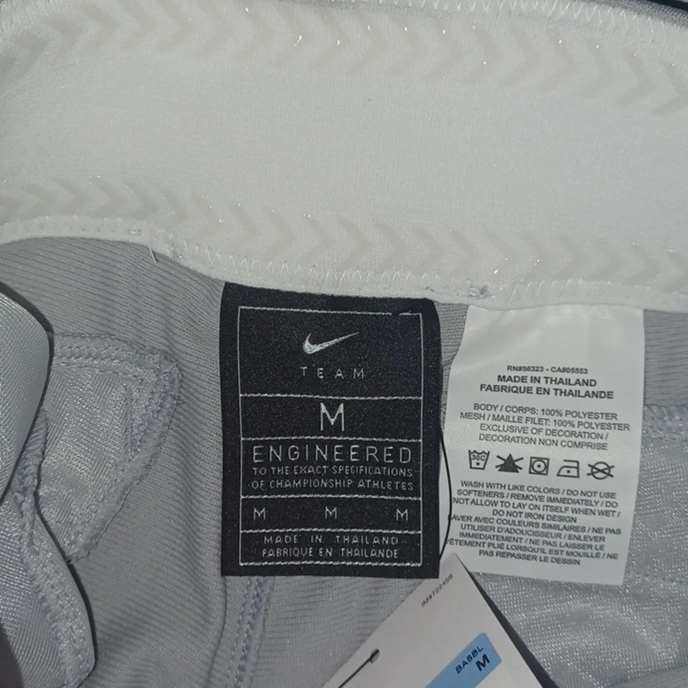 Nike Vapor Select Team Engineered Baseball Pants Size-M Gray NWT - Picture 4 of 6